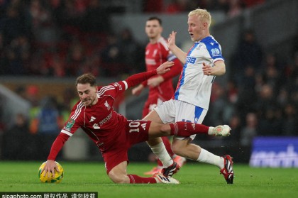 遭赛季三杀！联赛杯-萨尔双响 利物浦轮换阵容0-3水晶宫出局