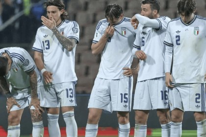 真是“欧洲国足”？媒体人：意大利队无缘世界杯是因意甲没落