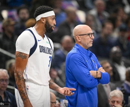 独行侠官方：浓眉遭遇左小腿轻微拉伤 至少缺席2场